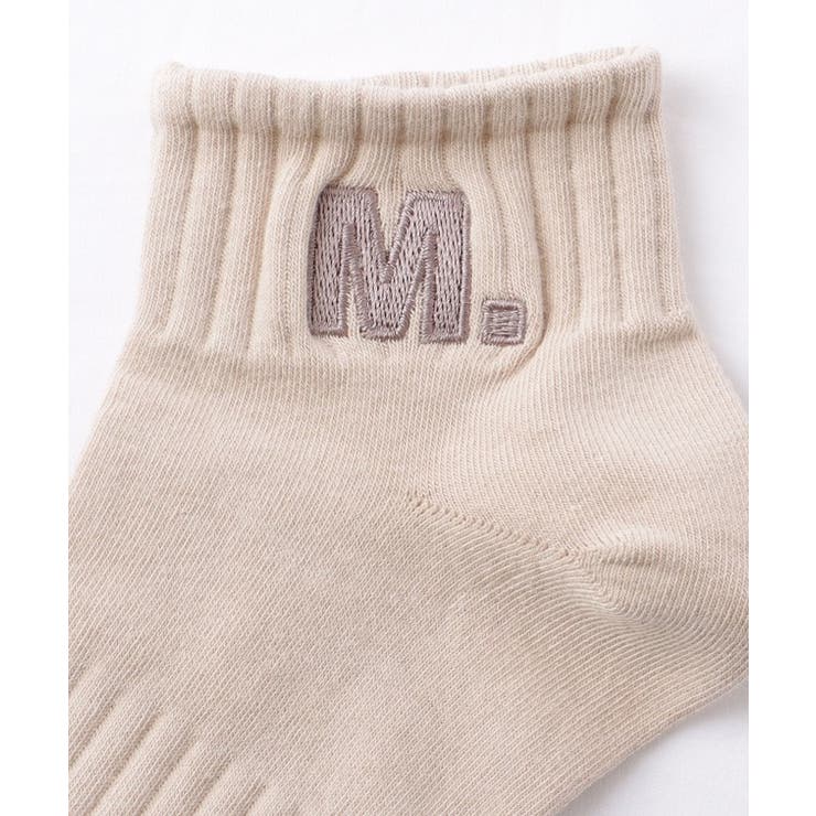 【5足組】アルファベット 刺繍付 リブ | レースレディース  | 詳細画像13 