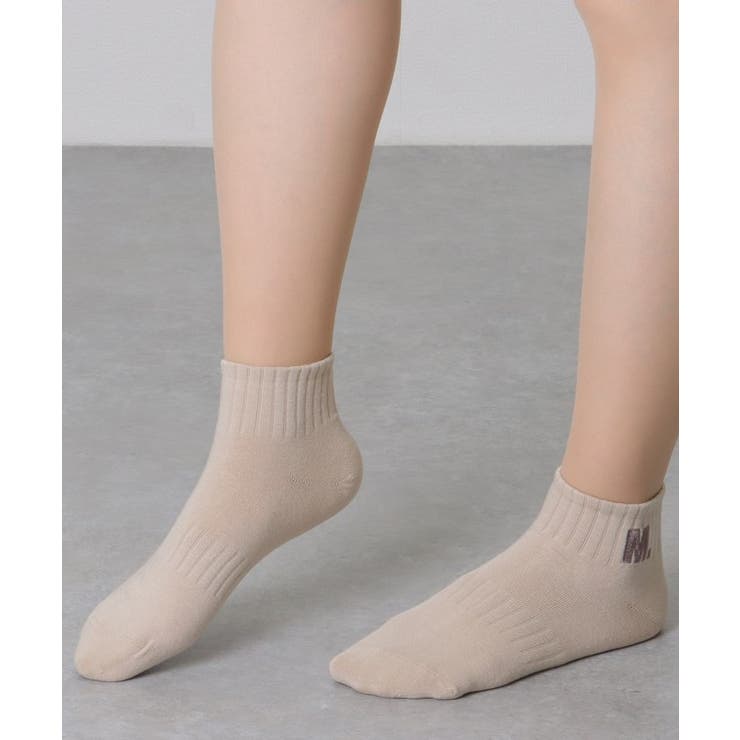 【5足組】アルファベット 刺繍付 リブ | レースレディース  | 詳細画像5 