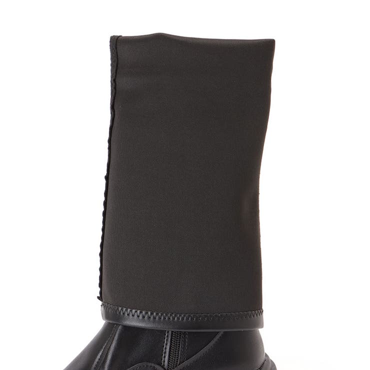 ラウンドトゥ レザー調 厚底 | レースレディース  | 詳細画像17 