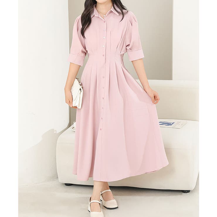 バックレースアップ パフスリーブ ロング | レースレディース  | 詳細画像10 