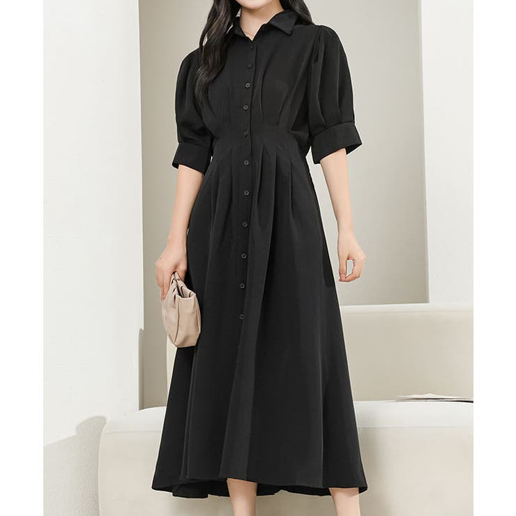 バックレースアップ パフスリーブ ロング | レースレディース  | 詳細画像4 