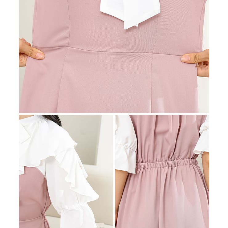 ボウタイ付き フリル カラー | レースレディース  | 詳細画像19 