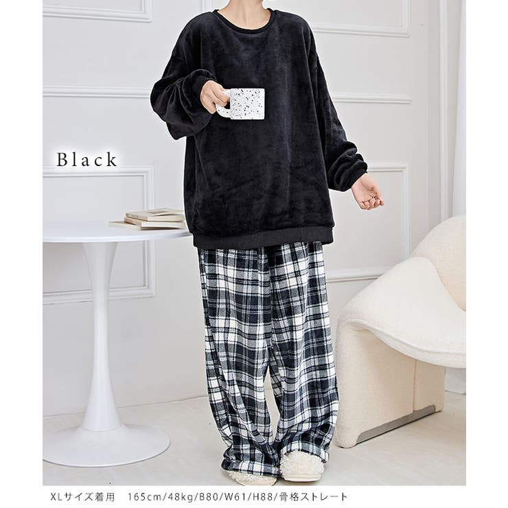 配色 チェック フリース | レースレディース  | 詳細画像3 