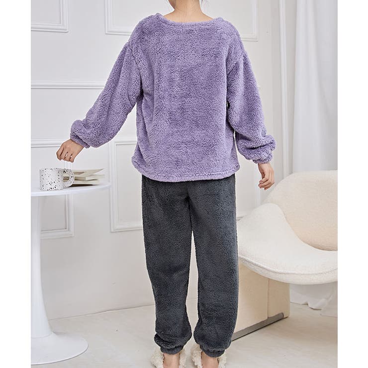 ラウンドネック ふわもこ 長袖 | レースレディース  | 詳細画像10 