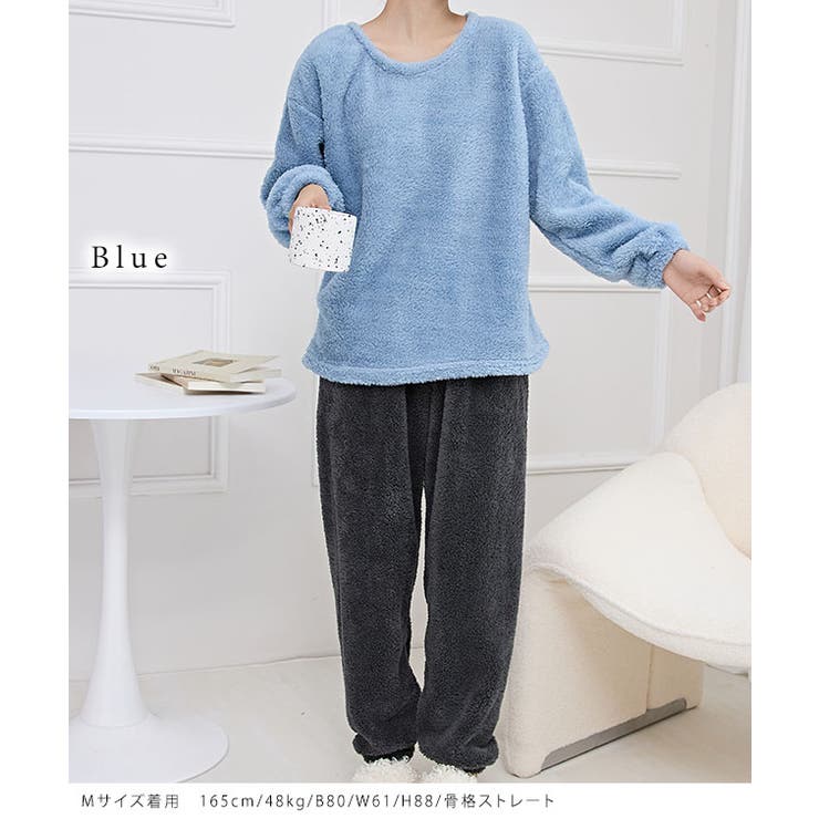 ラウンドネック ふわもこ 長袖 | レースレディース  | 詳細画像12 