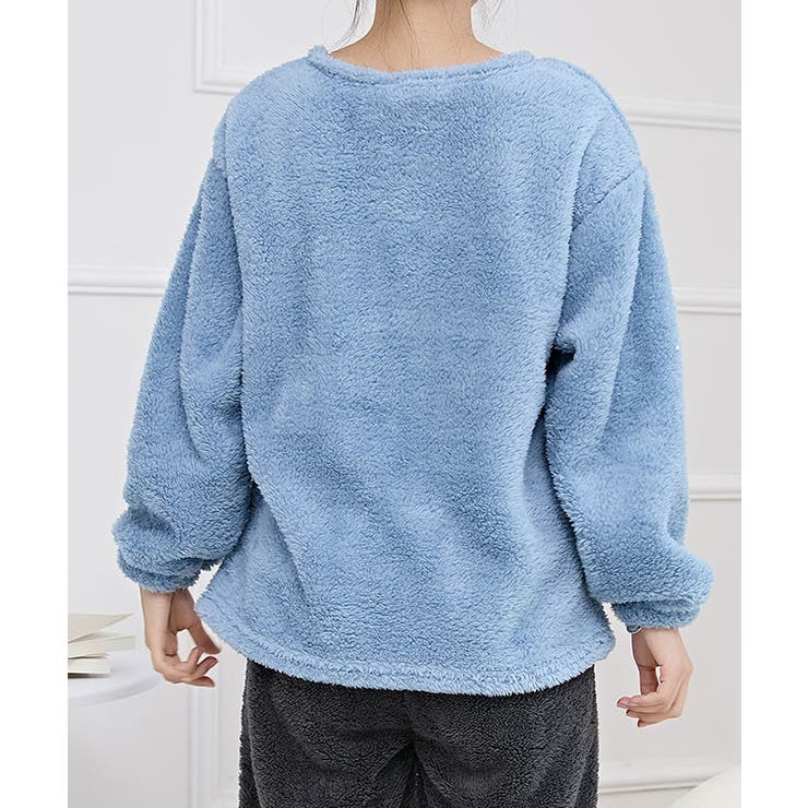 ラウンドネック ふわもこ 長袖 | レースレディース  | 詳細画像14 