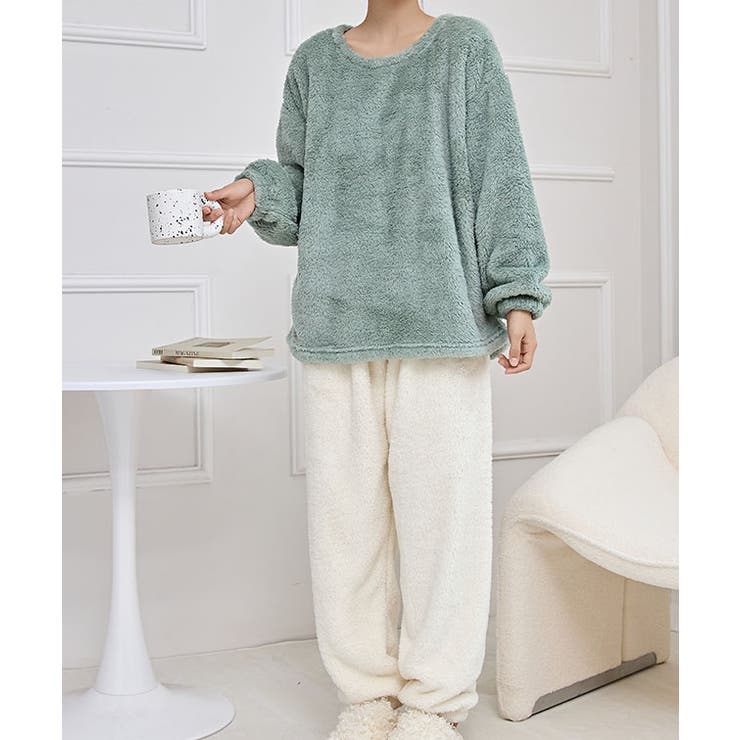 ラウンドネック ふわもこ 長袖 | レースレディース  | 詳細画像16 