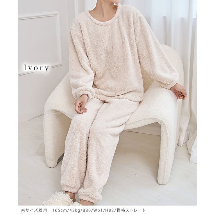 ラウンドネック ふわもこ 長袖 | レースレディース  | 詳細画像17 