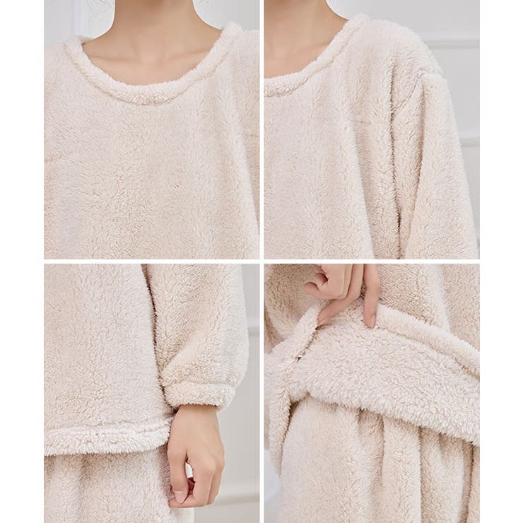 ラウンドネック ふわもこ 長袖 | レースレディース  | 詳細画像19 