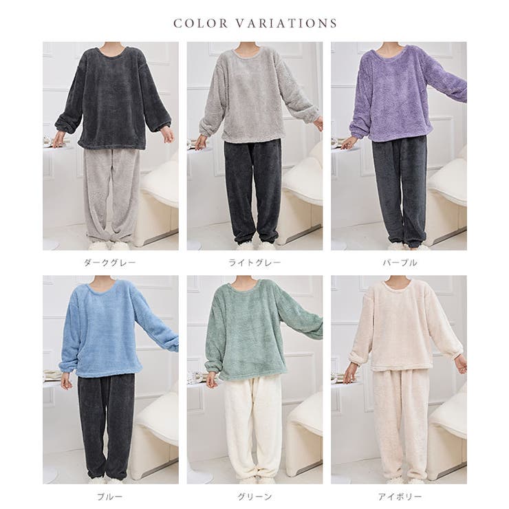 ラウンドネック ふわもこ 長袖 | レースレディース  | 詳細画像2 