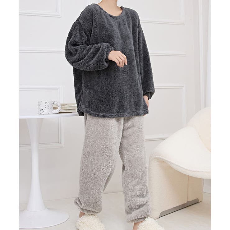 ラウンドネック ふわもこ 長袖 | レースレディース  | 詳細画像4 