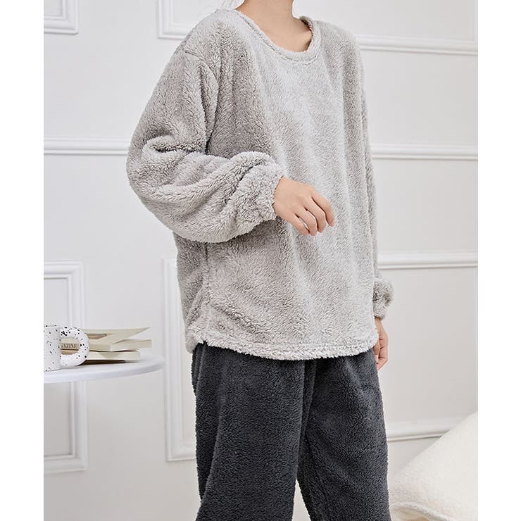 ラウンドネック ふわもこ 長袖 | レースレディース  | 詳細画像7 