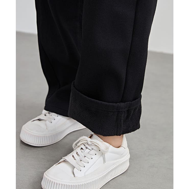 裏起毛 ハイウエスト ストレート | レースレディース  | 詳細画像19 