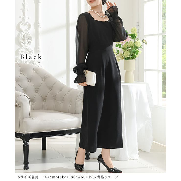 スクエアネック シアー ドッキング | レースレディース  | 詳細画像3 