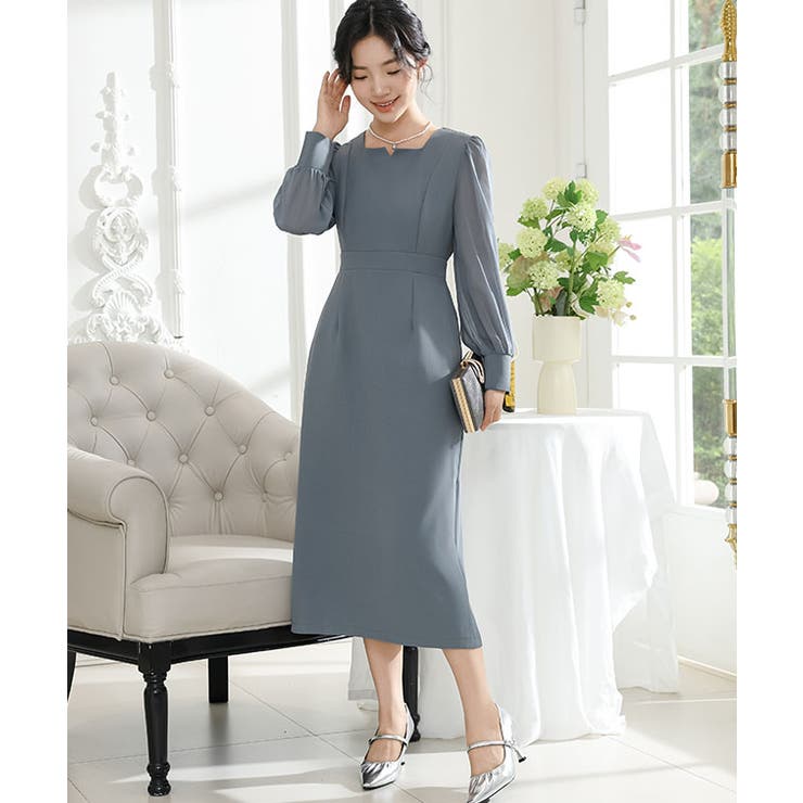❤︎大人気❤︎ 新品 ハイウエストレースワンピース