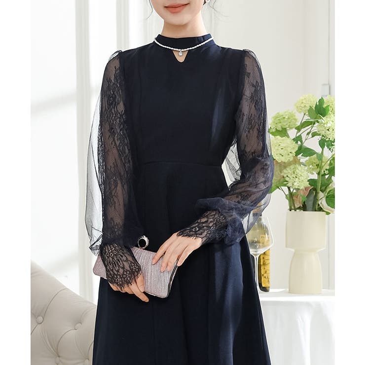 プチハイネック レース ドッキング | レースレディース  | 詳細画像9 