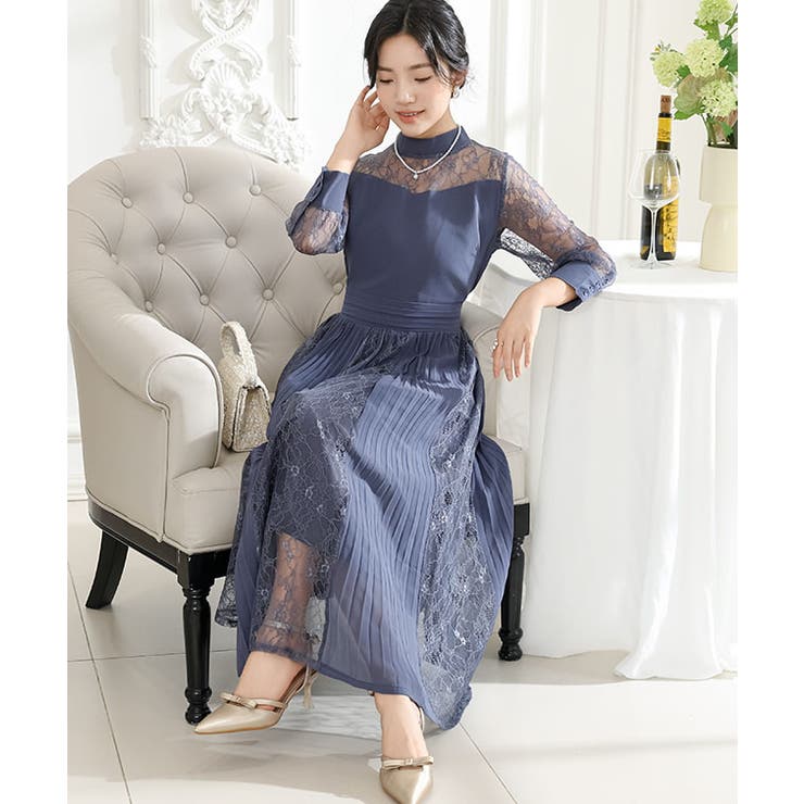 プチハイネック レース ドッキング | レースレディース  | 詳細画像12 