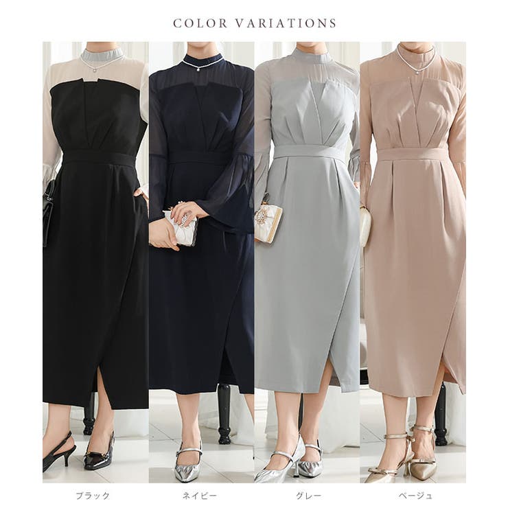 フェイクレイヤード タック プリーツ | レースレディース  | 詳細画像2 