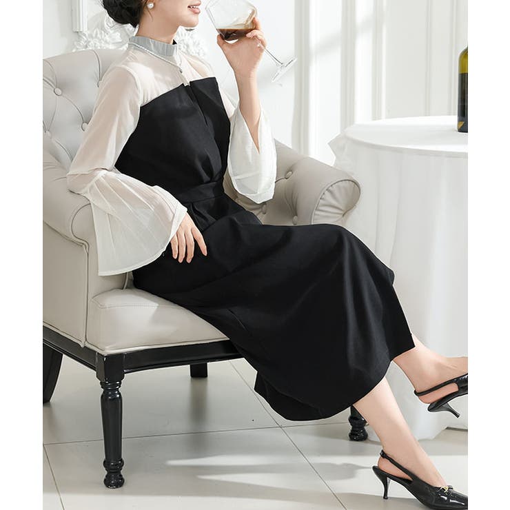 フェイクレイヤード タック プリーツ | レースレディース  | 詳細画像6 