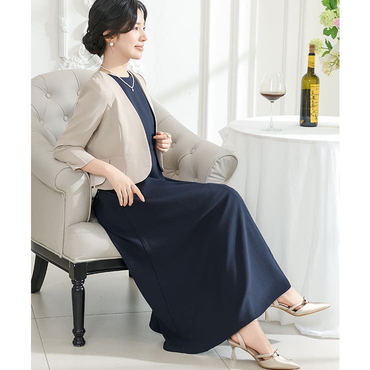 【2点セット】 ノーカラー ジャケット付き | レースレディース  | 詳細画像12 