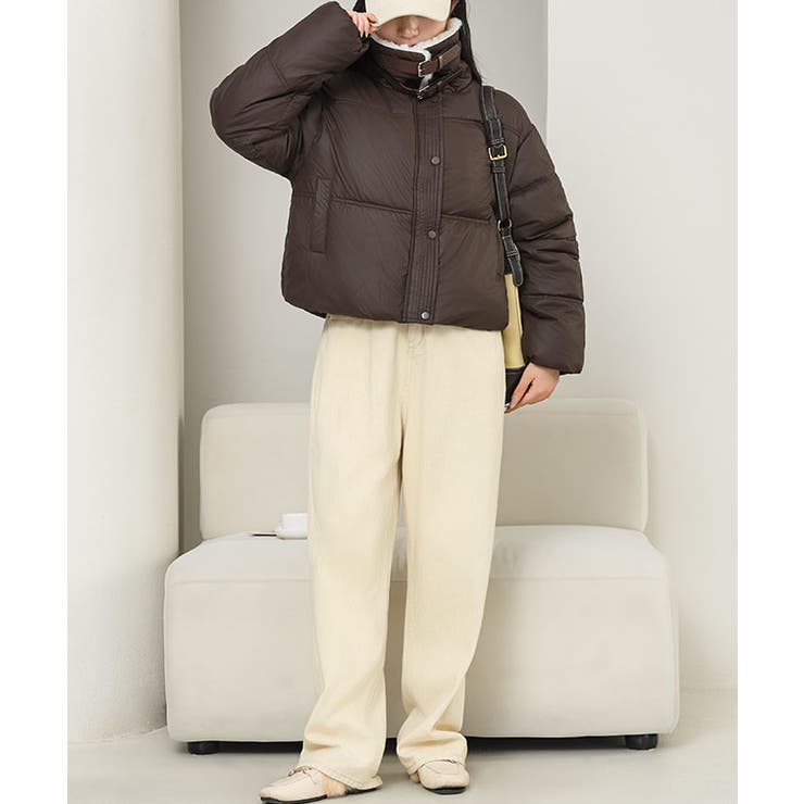 ベルト付き 2WAY ボアカラー[品番：LCLW0007482]｜レースレディース