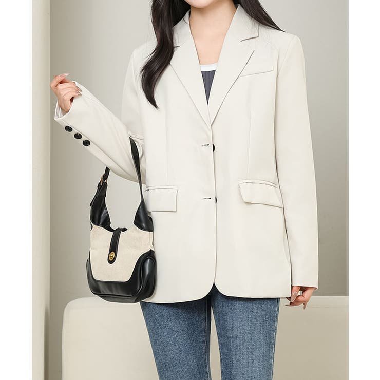 バックボタン付き ベーシック ミドル | レースレディース  | 詳細画像14 