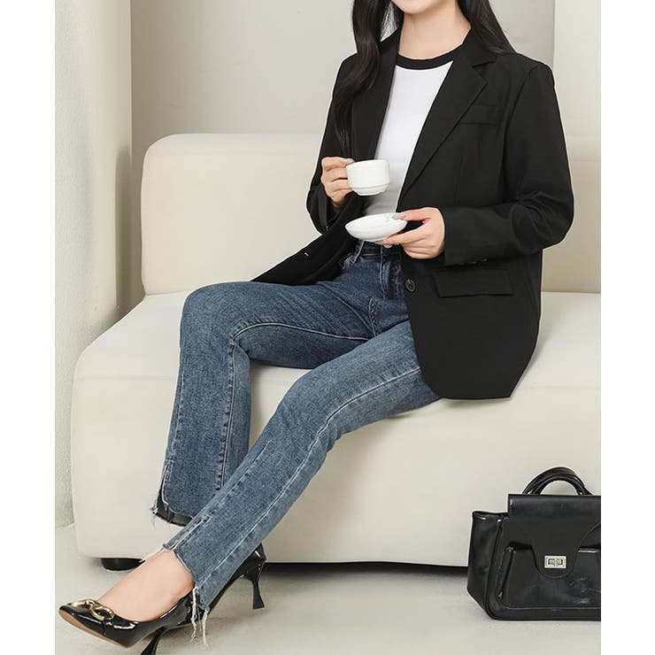 バックボタン付き ベーシック ミドル | レースレディース  | 詳細画像7 