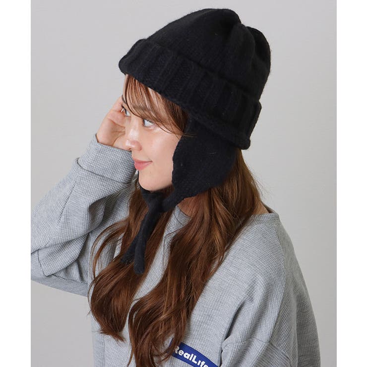 ソリッドカラー 耳あて付き フライト | レースレディース  | 詳細画像5 