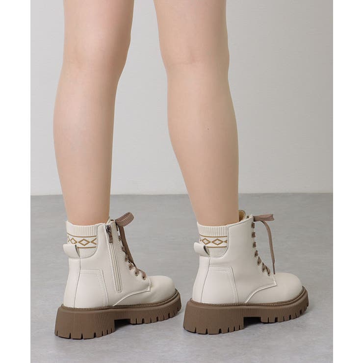 幾何学柄 レースアップ トラック | レースレディース  | 詳細画像11 