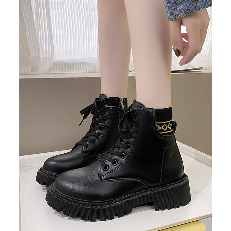 幾何学柄 レースアップ トラック | レースレディース  | 詳細画像6 