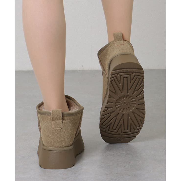 内ボアムートン風厚底ショートブーツ 女性 レディース | レースレディース  | 詳細画像8 