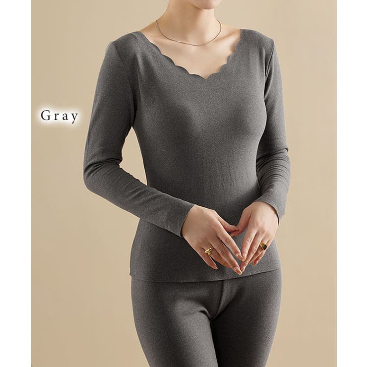 【2点セット】 ソリッドカラー スカラップ | レースレディース  | 詳細画像5 