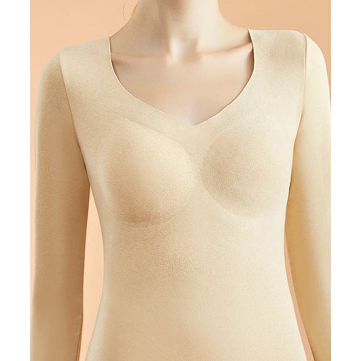 ソリッドカラー Vネック カップ付き | レースレディース  | 詳細画像10 