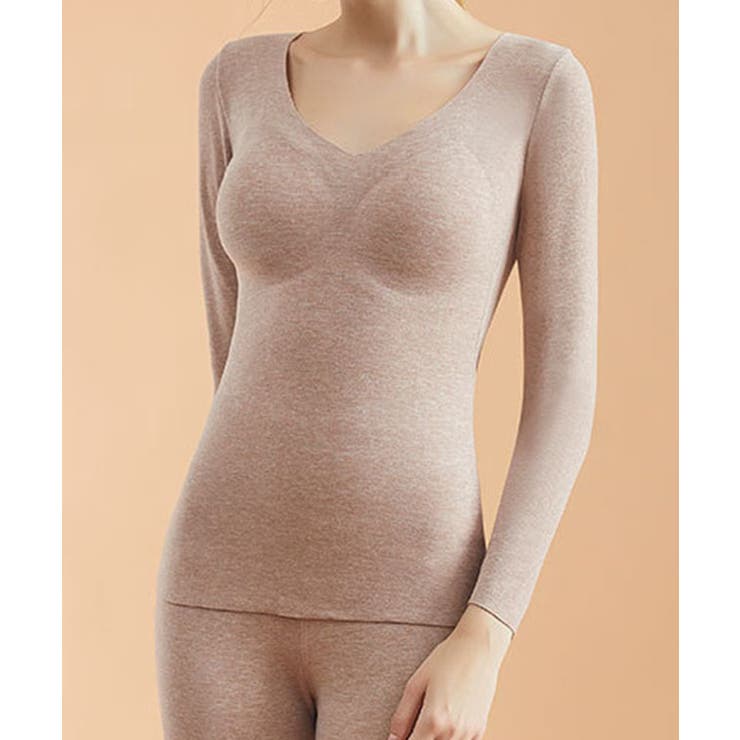 ソリッドカラー Vネック カップ付き | レースレディース  | 詳細画像6 