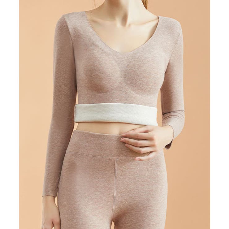 ソリッドカラー Vネック カップ付き | レースレディース  | 詳細画像8 