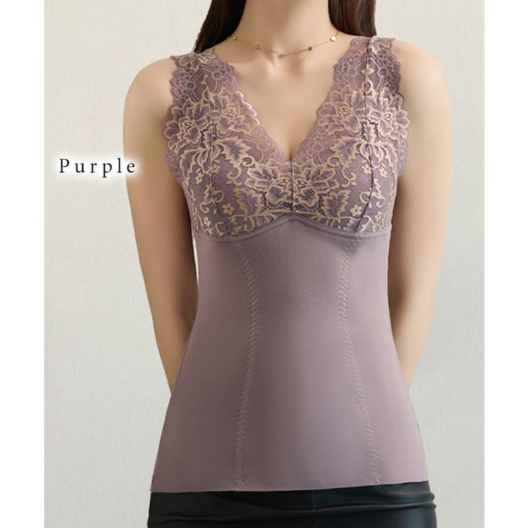 フラワー レース Vネック | レースレディース  | 詳細画像4 