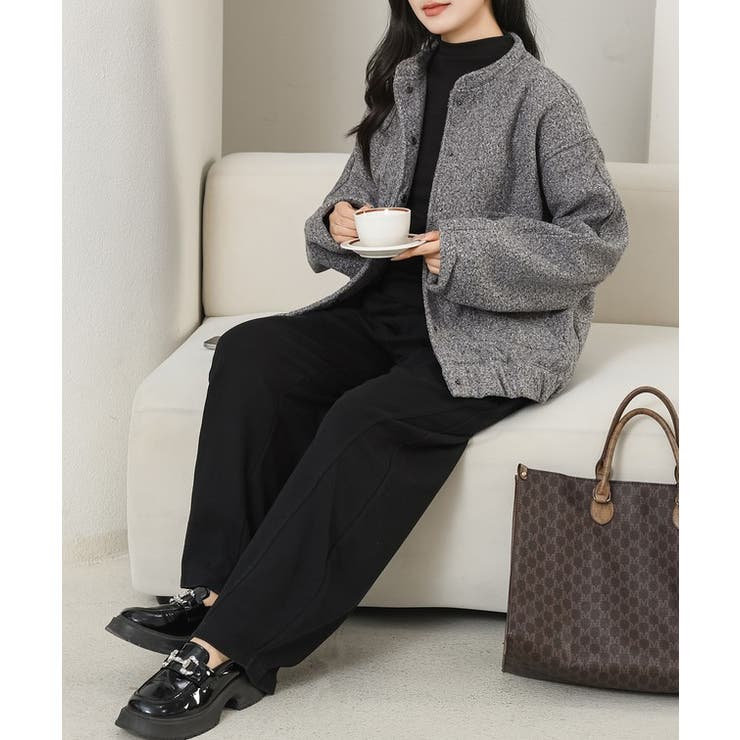 スタンドカラー ボタン カジュアル | レースレディース  | 詳細画像11 