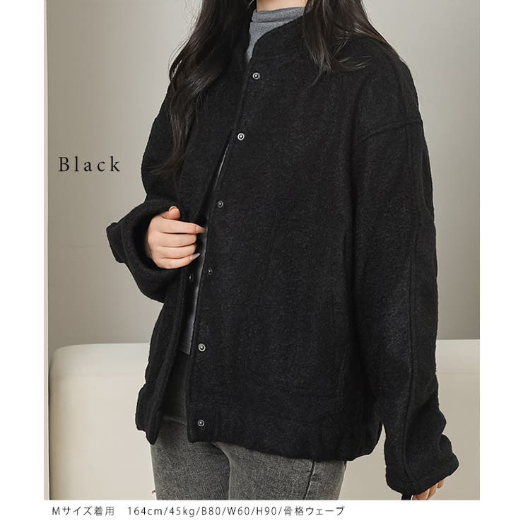 スタンドカラー ボタン カジュアル | レースレディース  | 詳細画像3 