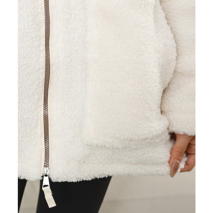 ハイネック ボア フリース[品番：LCLW0007572]｜レースレディース