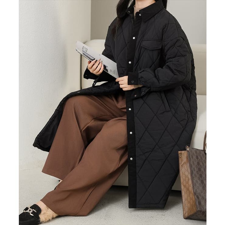 コーデュロイ ステンカラー キルティング | レースレディース  | 詳細画像8 