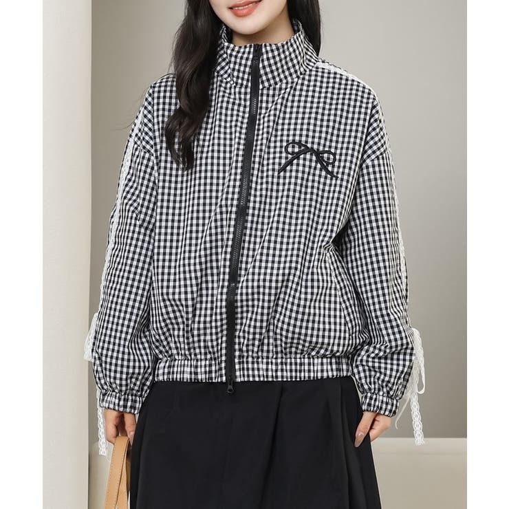 スタンドカラー リボン レース | レースレディース  | 詳細画像12 