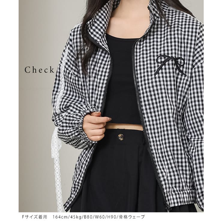 スタンドカラー リボン レース | レースレディース  | 詳細画像9 