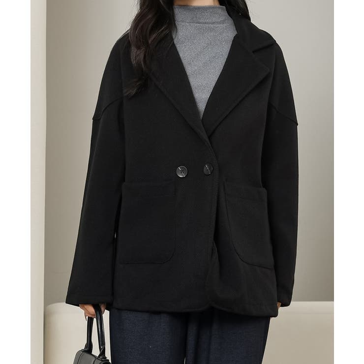 ヘリンボーン柄 厚手 テーラード | レースレディース  | 詳細画像4 