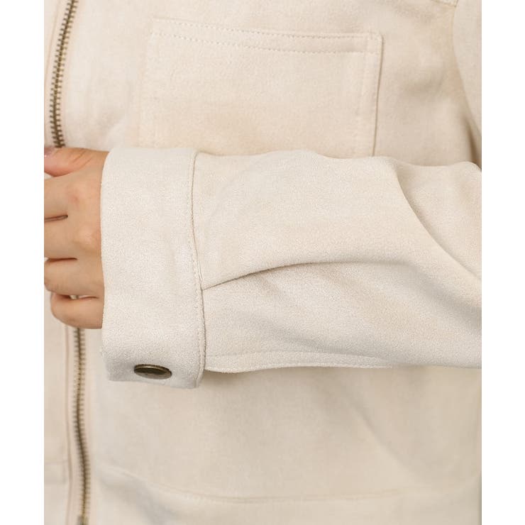 スエード調 コンパクト ジップアップ | レースレディース  | 詳細画像18 