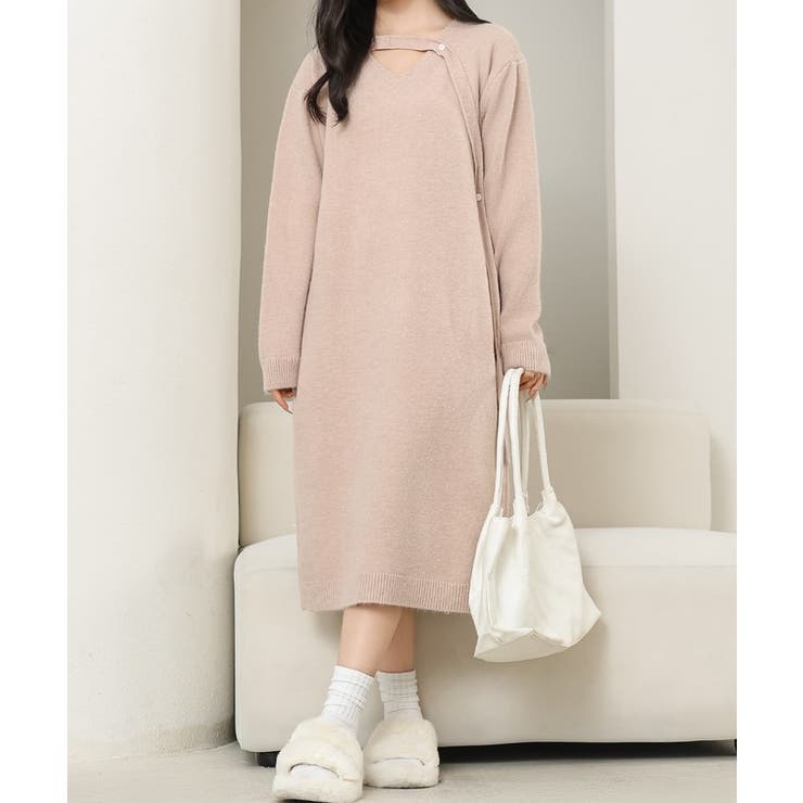 Vネック オーバー ニット | レースレディース  | 詳細画像14 