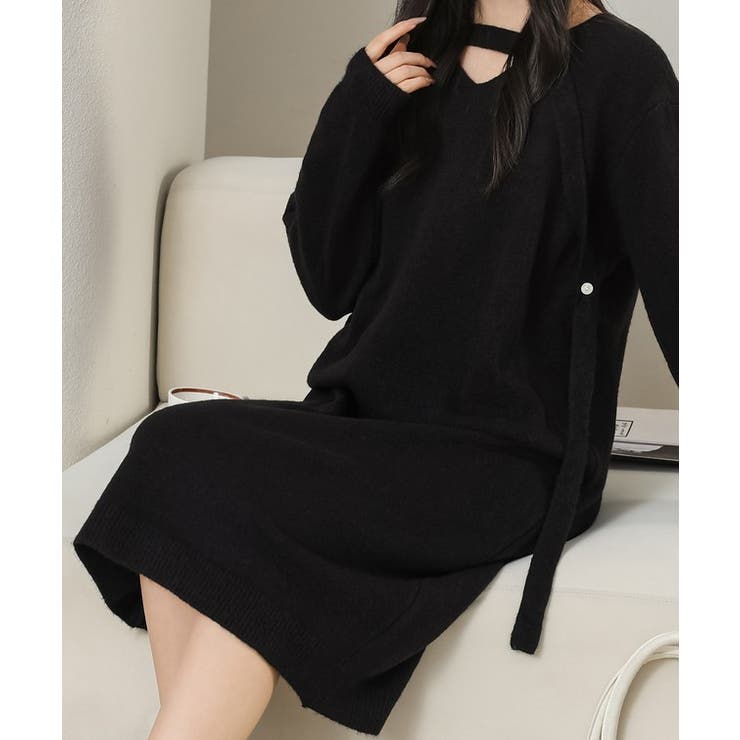 Vネック オーバー ニット | レースレディース  | 詳細画像9 