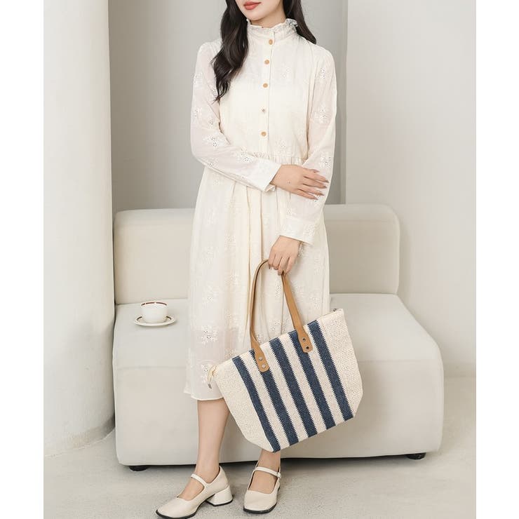 フリル プチハイネック カットレース | レースレディース  | 詳細画像12 