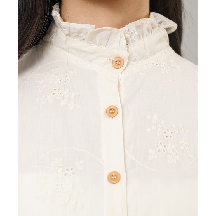 フリル プチハイネック カットレース | レースレディース  | 詳細画像15 