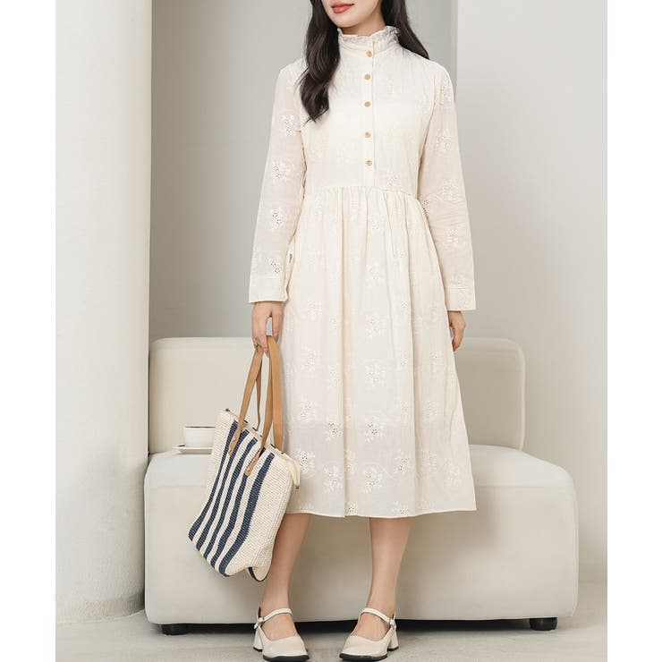 フリル プチハイネック カットレース | レースレディース  | 詳細画像3 