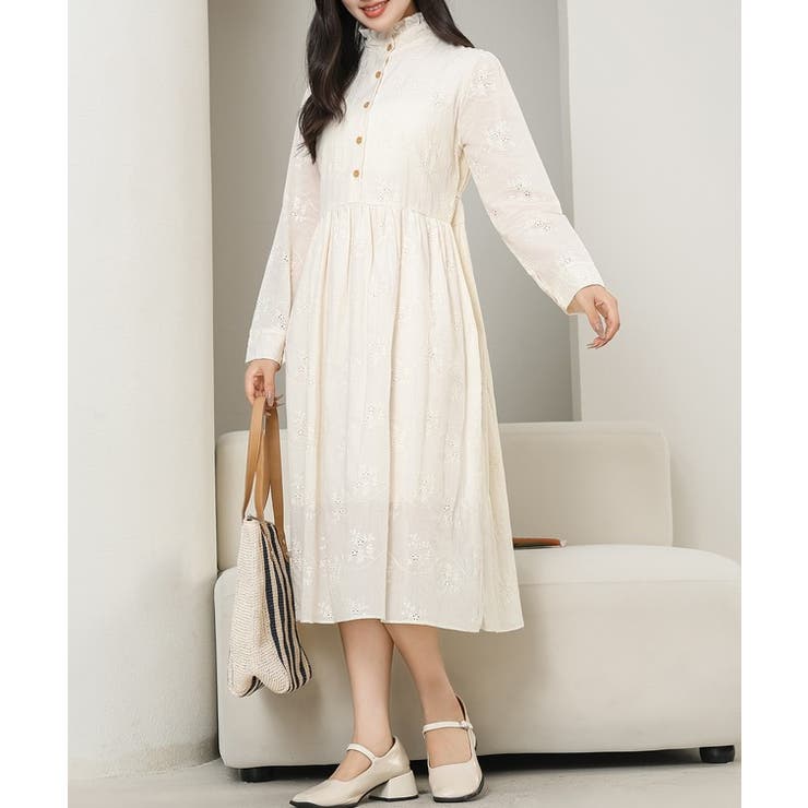 フリル プチハイネック カットレース | レースレディース  | 詳細画像4 